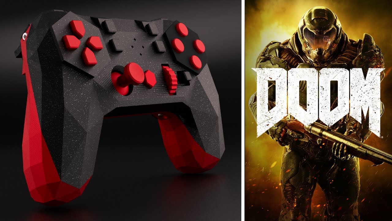 Alpakka controller: Doom 2016 gameplay