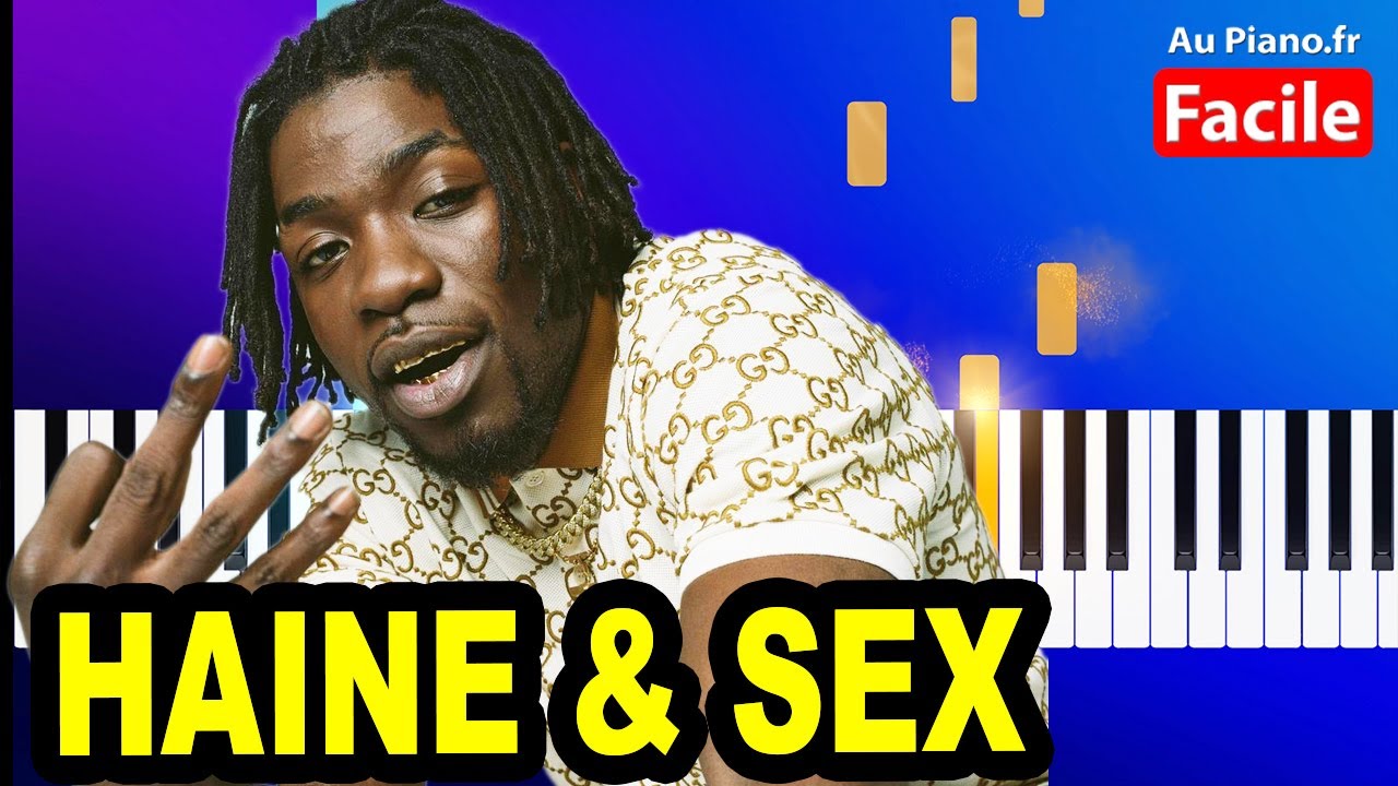 Gazo – HAINE & SEX Piano Cover Tutorial Instru Lyrics (Au Piano.fr)