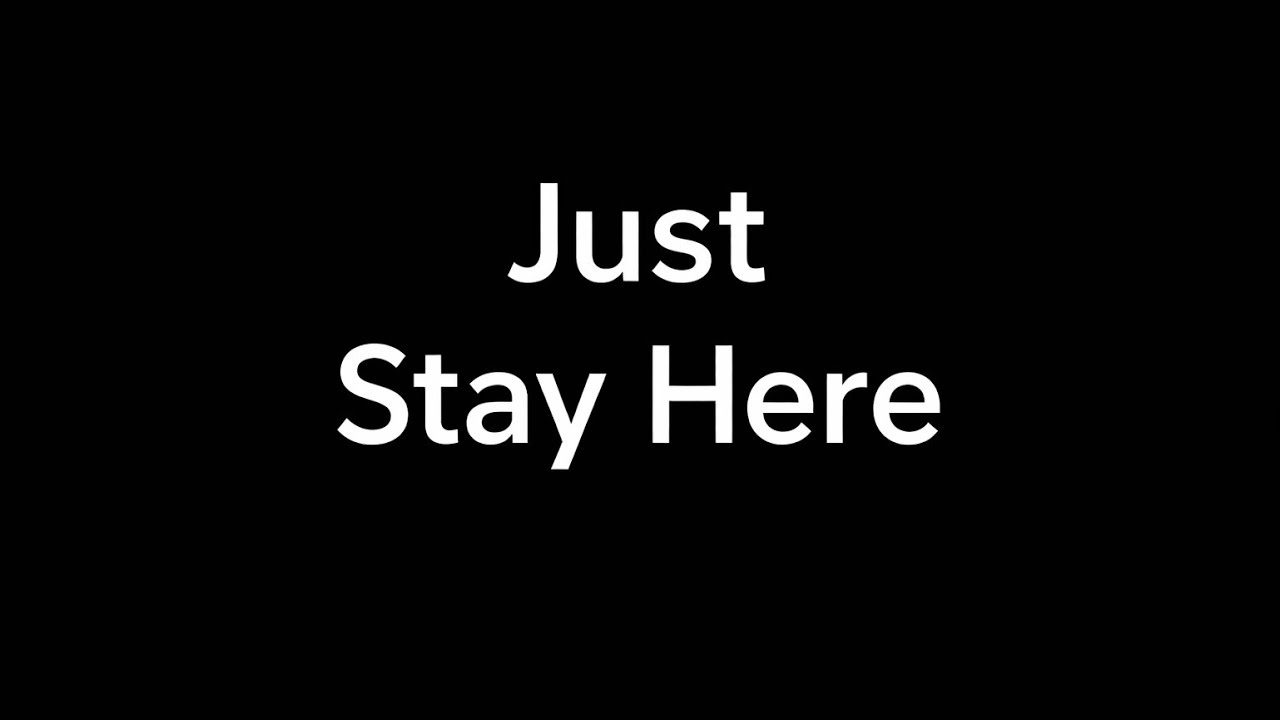 You Don’t Have to Relax — Just Stay Here | A Minimal Meditation