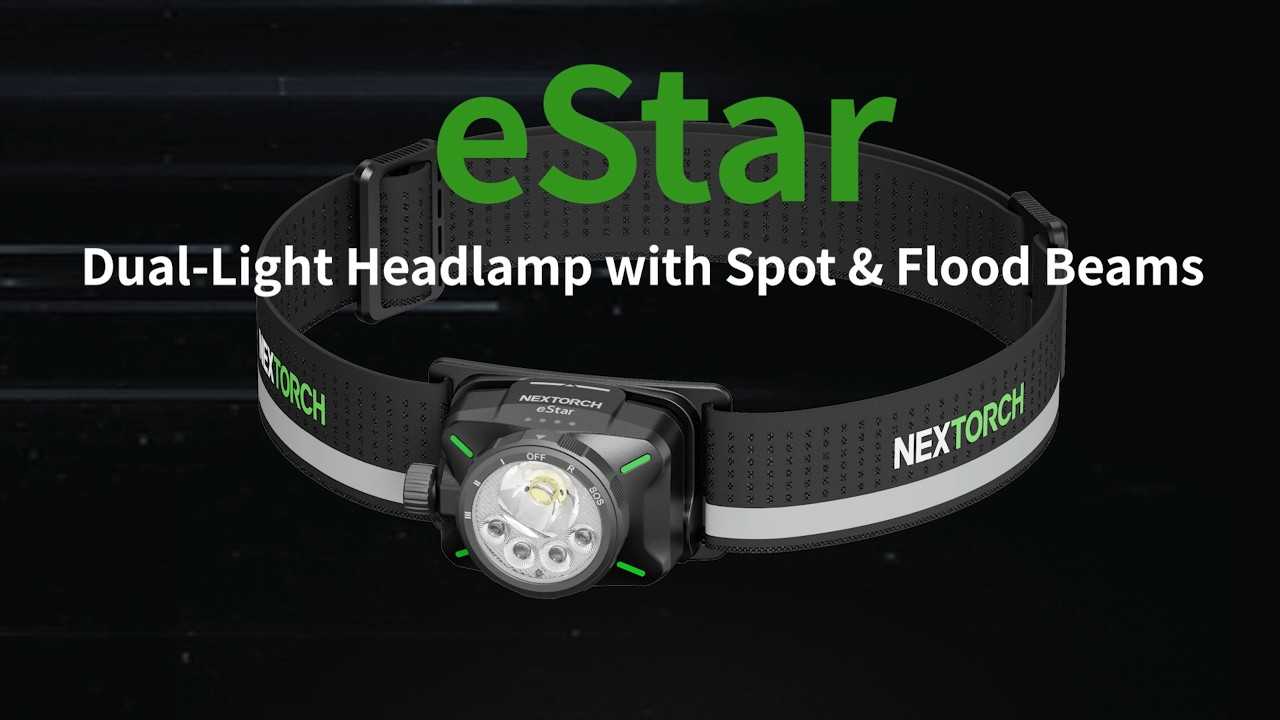 eStar Dual-Light Headlamp with Spot & Flood Beams