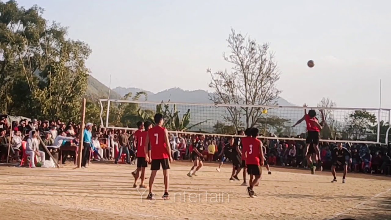 Leikoiching VS Muirei - venue Sopleng The 1st Men's volleyball Village level Tournament  2021