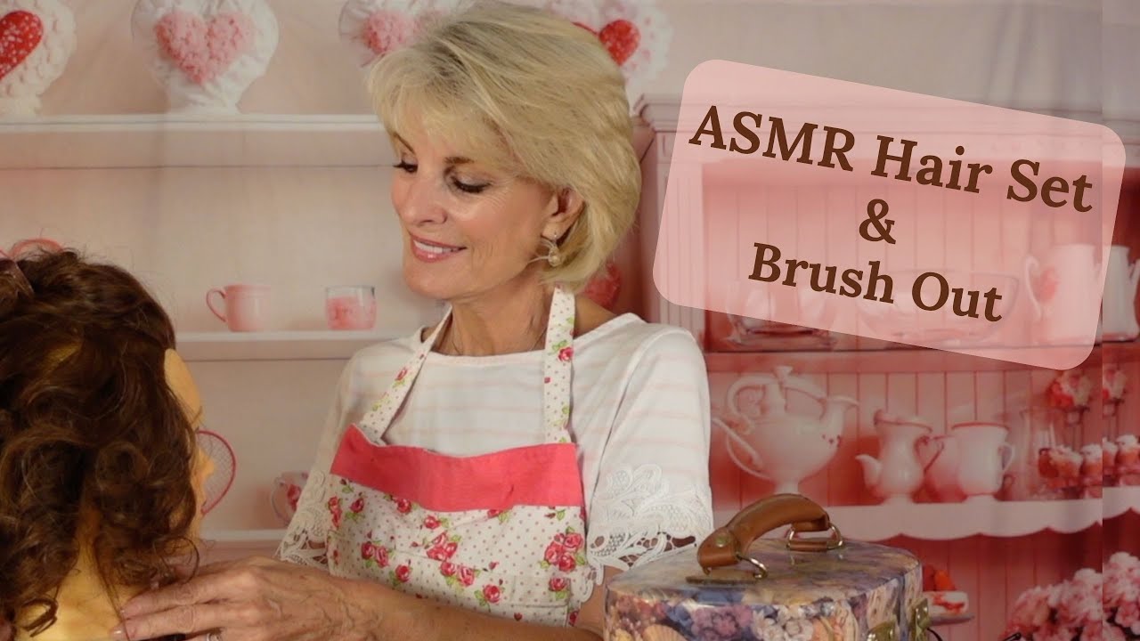 ASMR Vintage Hair Roller Set & Silky Brush Out ✨ Soft-Spoken