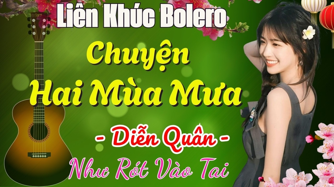 HAI MÙA MƯA 🎵 Nhạc Vàng Xưa Diễn Quân - Nhạc Hay Mở Một Lần Là Nhớ Mãi - Nghe Là Phê