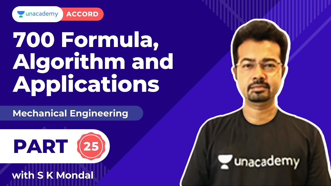 700 Formula, Algorithm and Applications 25 | FAA SERIES for SOM | S K Mondal | Unacademy Accord