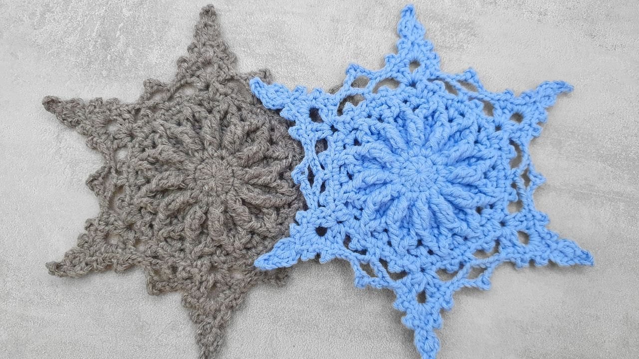 Crochet Snowflake | Christmas Decorations | Holiday Ornaments | Winter crochet tutorial