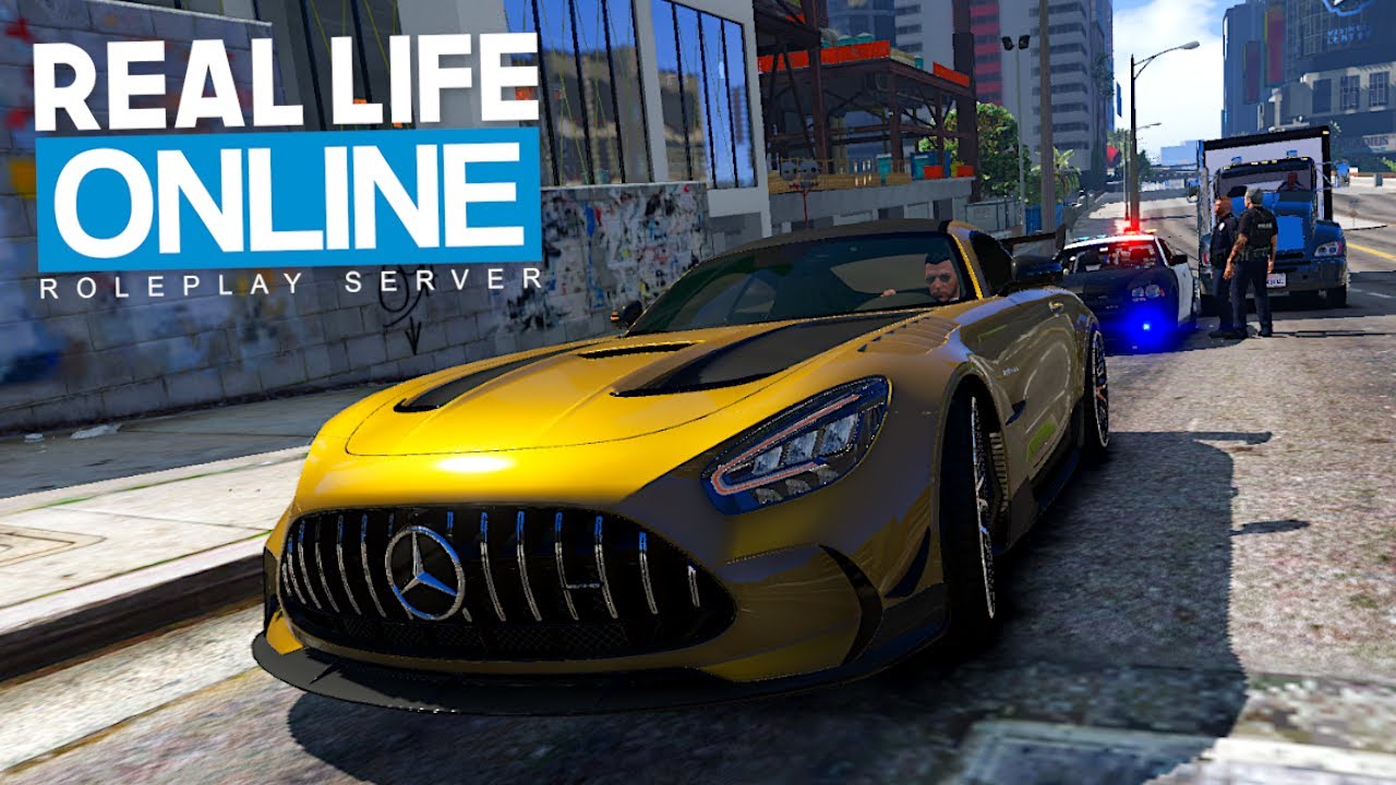 FLEXEN im AMG GT BLACK SERIES! - Real Life Online