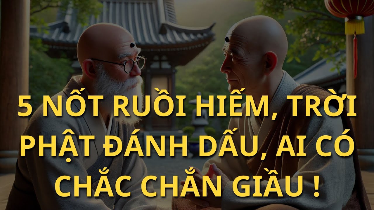 5 Nốt Ruồi Hiếm, Trời Phật Đánh Dấu, Ai Có Chắc Chắn Giầu ! | Tinh Hoa Tri Thức