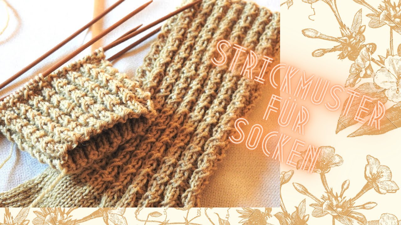 Strickmuster für Socken oder Stulpen
