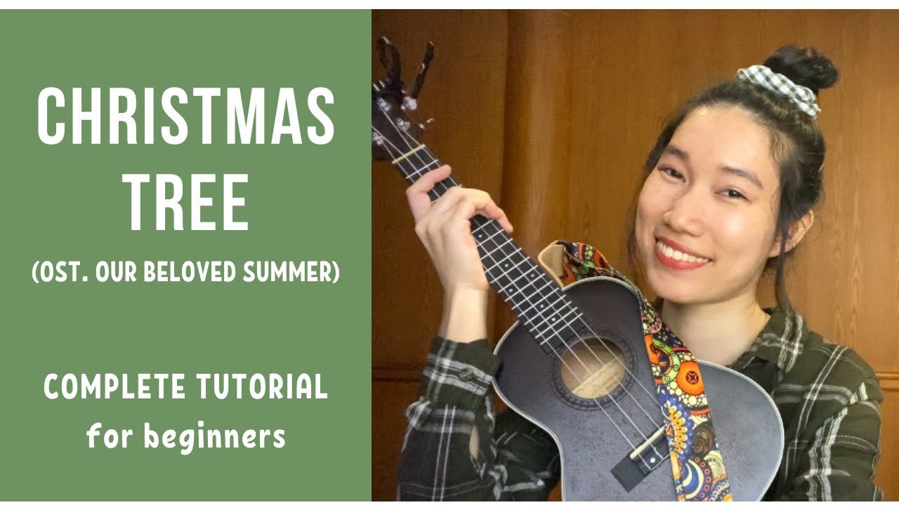 BTS V (뷔) - Christmas Tree (UKULELE TUTORIAL) by Chairia Tandias