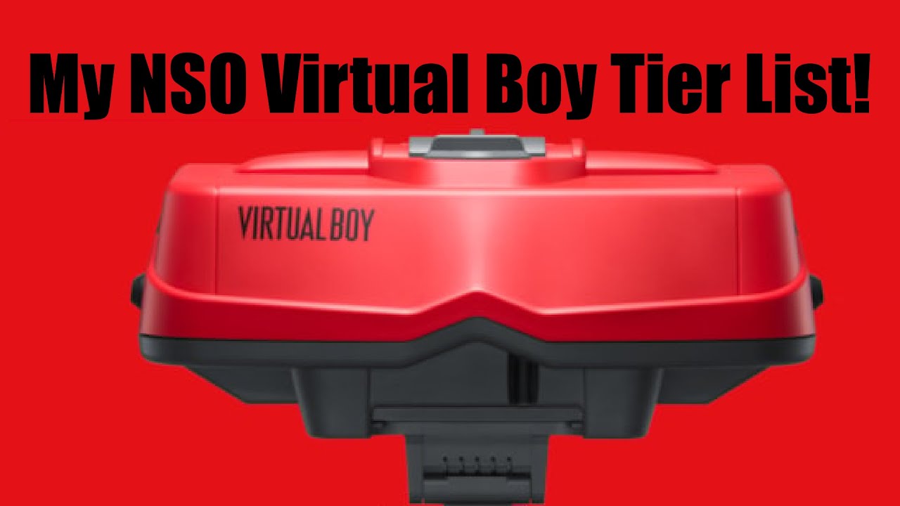The ONLY Virtual Boy Nintendo Switch Online Tier List Ever Made!