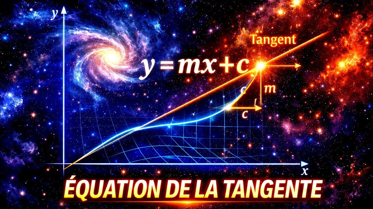 1 ère : ÉTABLIR L'ÉQUATION RÉDUITE DE LA TANGENTE 🔥💥😀. #maths #derive