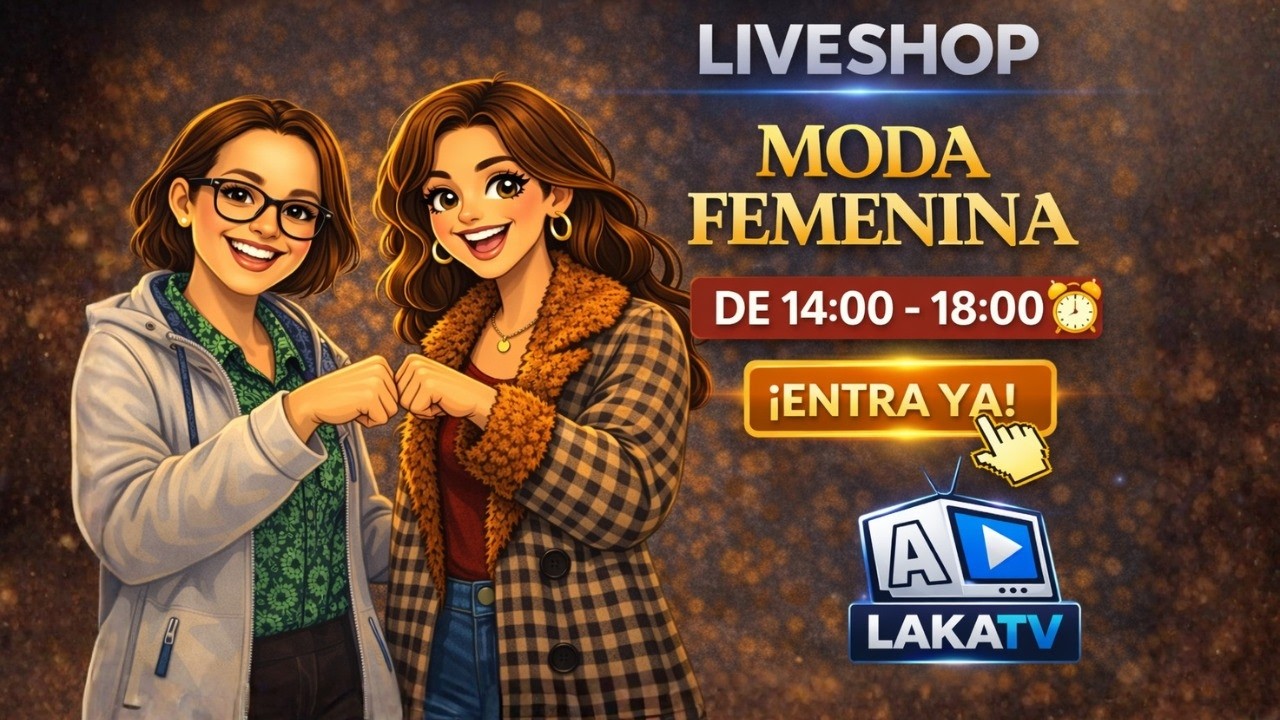 🔥 LIVE SHOP Moda Femenina | 14:00–18:00 🛍️ ¡Ofertas que vuelan!