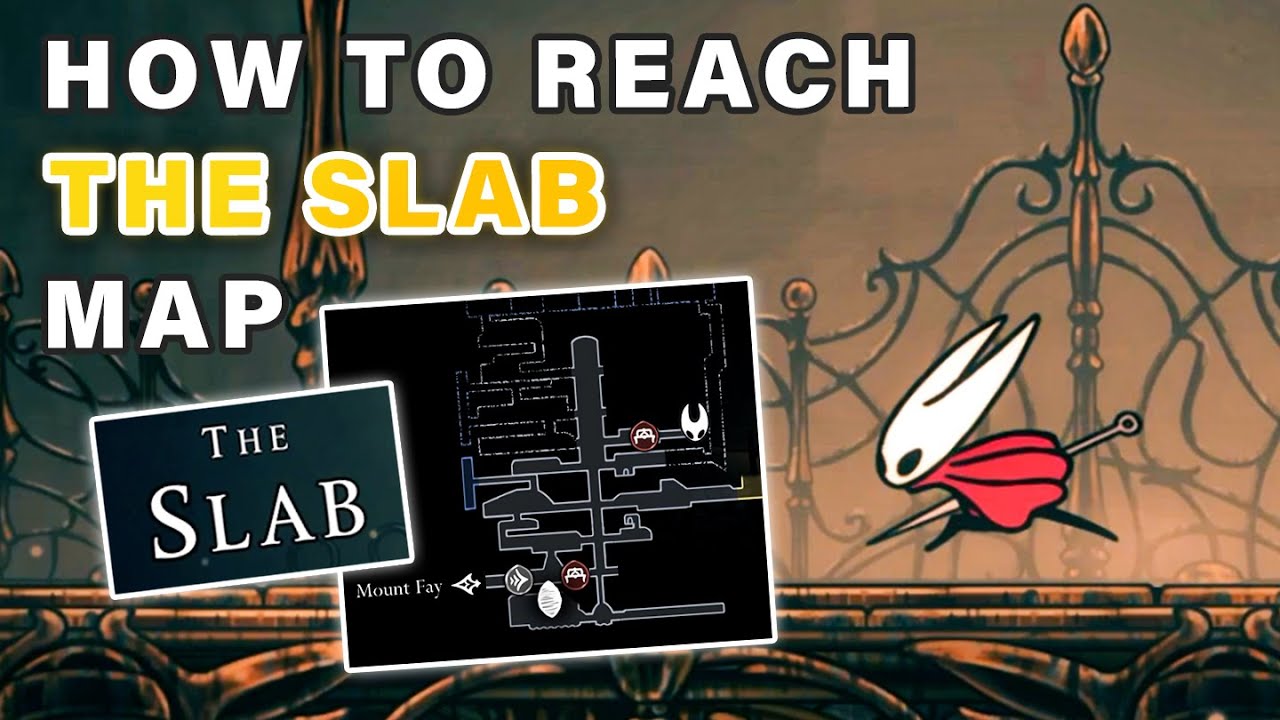 How to reach The Slab Area Map ► Hollow Knight: Silksong