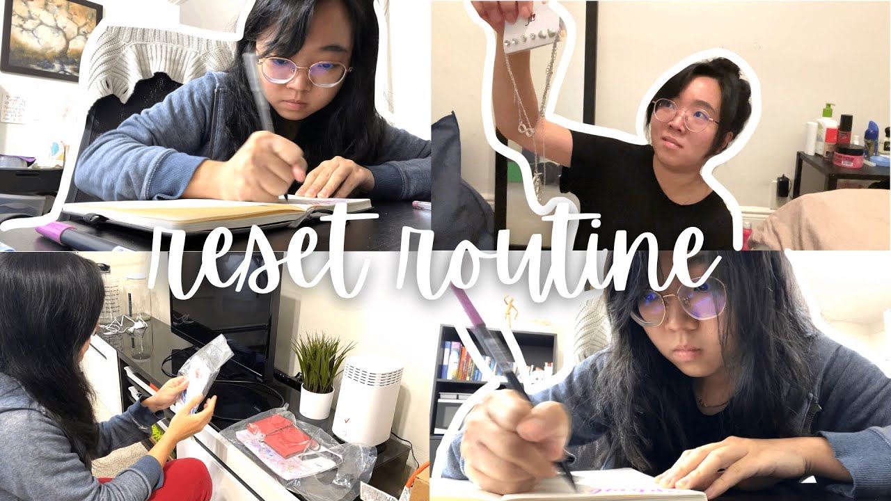 weekly reset routine *how I organize grad school assignments + LIFE in Notion*
