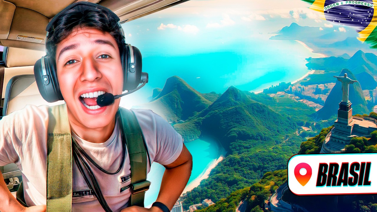 VOLAMOS POR EL CRISTO REDENTOR Y TODO BRASIL EN HELICÓPTERO