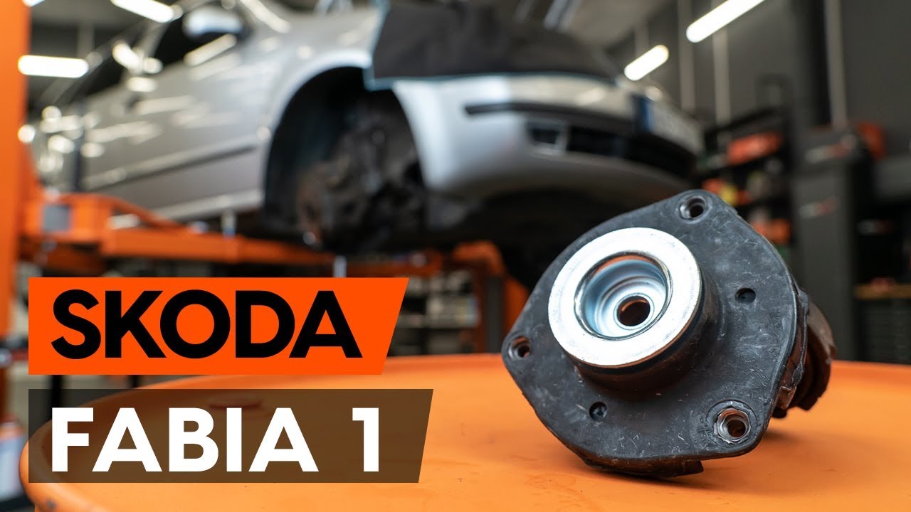 Wie SKODA FABIA 1 (6Y5) Domlager vorne / Federbeinlager vorne wechseln [AUTODOC TUTORIAL]