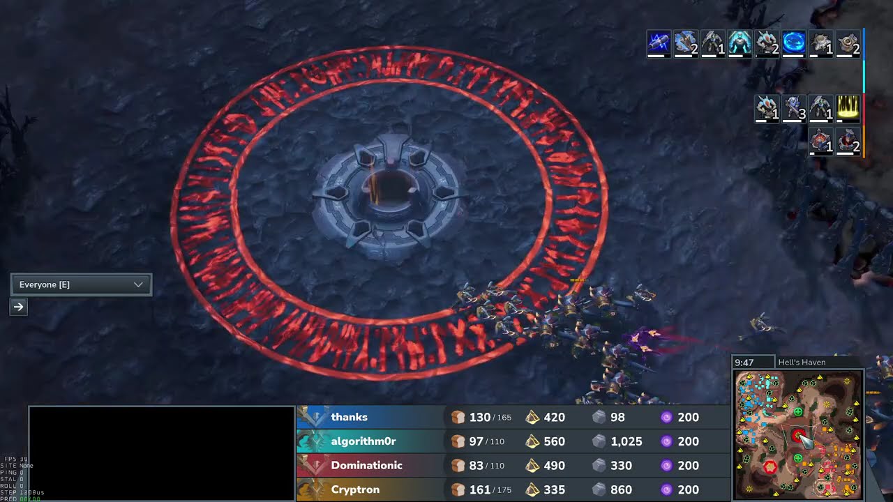 НОВАЯ ЛЕСТНИЧНАЯ ТАБЛИЦА 2v2! - algorithm0r/thanks против Cryptron/Dominationic - Stormgate - 2v2...