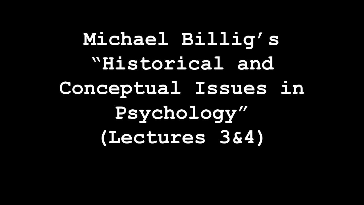 The Billig Lectures (Lectures 3&4)