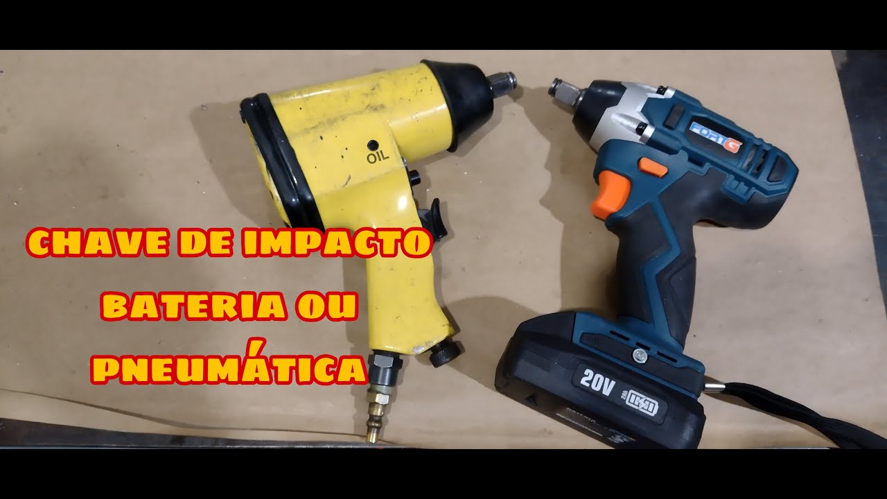CHAVE DE IMPACTO : PNEUMATICA OU BATERIA?   WAGNER PROJETOS