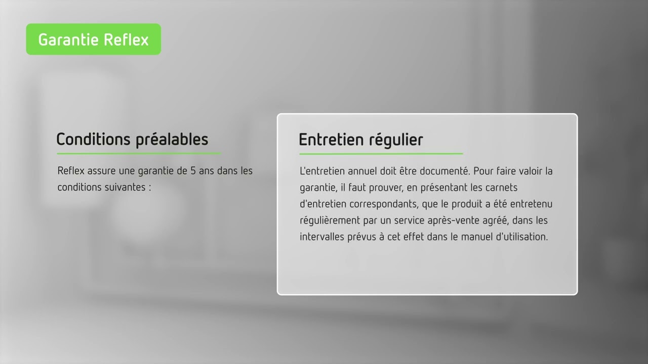 Reflex Servitec Mini Garantie - FR