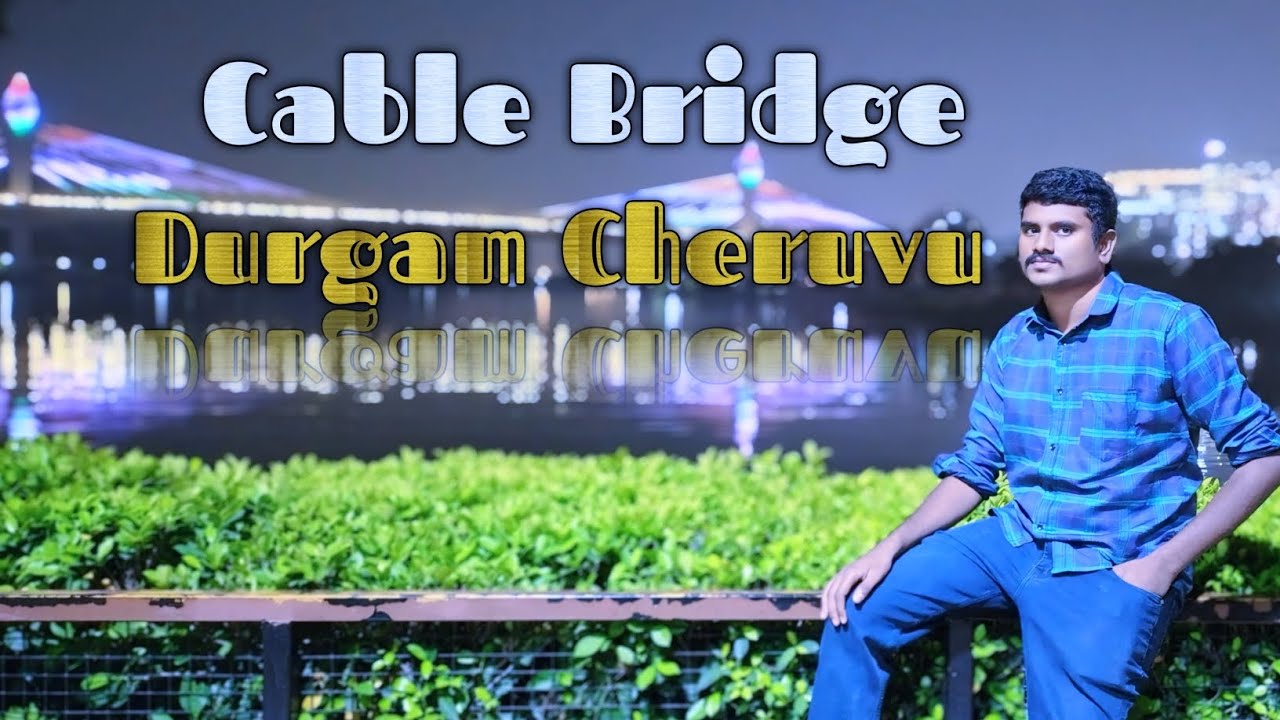 Durgam Cheruvu Cable Bridge Full Night Tour #cablebridge #durgamcheruvu #vlogs #hyderabad
