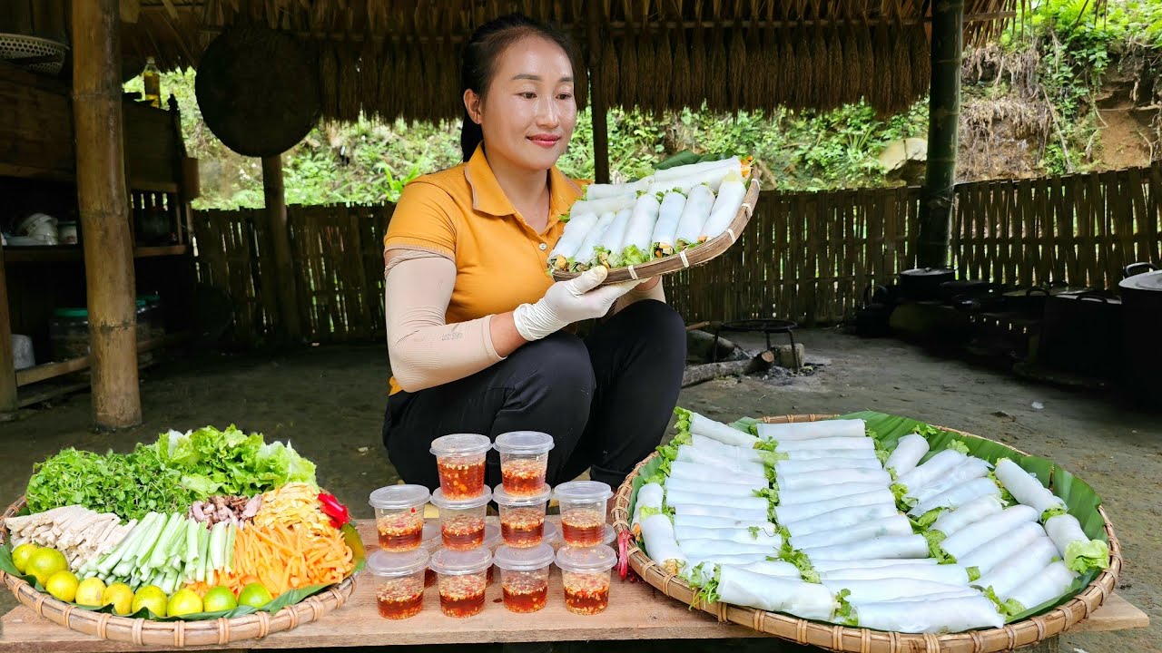 Recipe and Process of Making Pho Rolls - A rustic dish that conquers the taste buds of diners