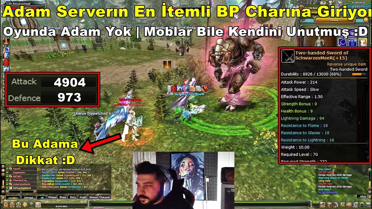 Yvonne - Serverın En İtemli BP Charına Girdi | Ama Ne Görsün Oyunda Adam Yok :D | Knight Online