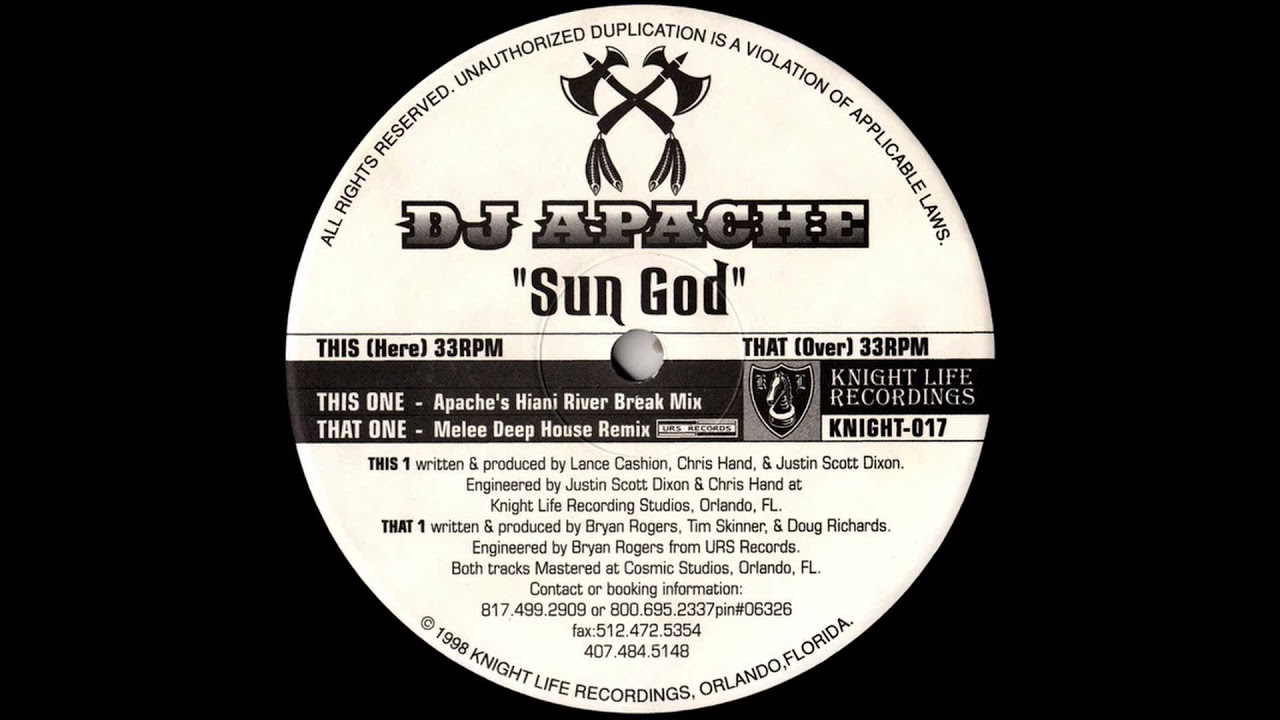 DJ Apache – Sun God (Apache's Hiani River Break Mix)