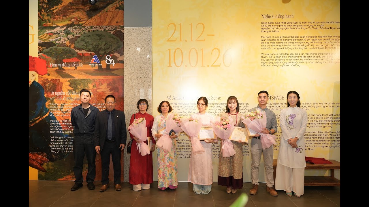 ANLAC SENSE: TRANH SƠN MÀI - NỐT VÀNG SON