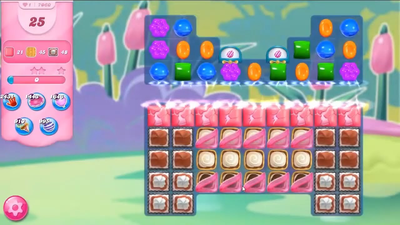 Candy Crush Saga LEVEL 7060 NO BOOSTERS
