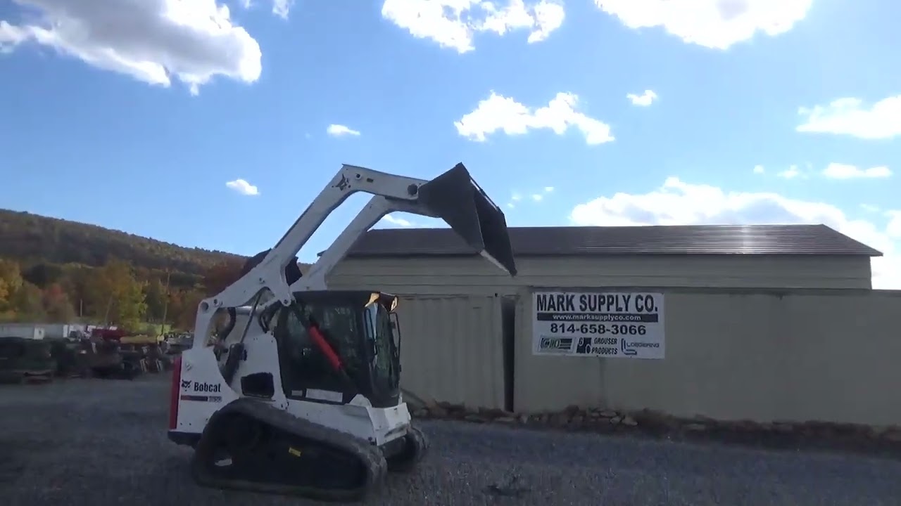 2011 Bobcat T650 M Series Rubber Track Skid Steer Loader Cab Heat Air Power Attach For Sale Nice!!!!