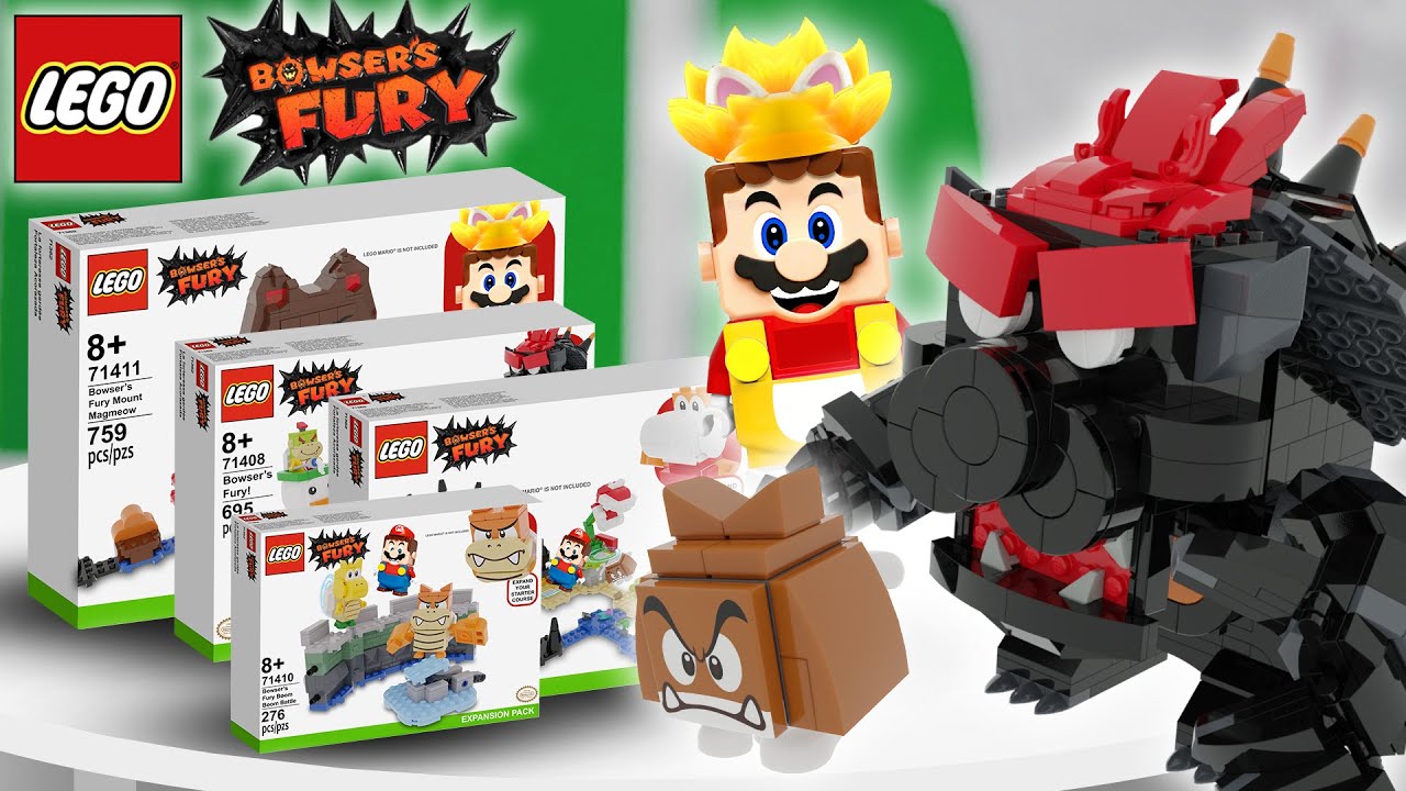 НОВАЯ коллекция Lego Super Mario BOWSERS FURY! | Индивидуальные наборы Mario!