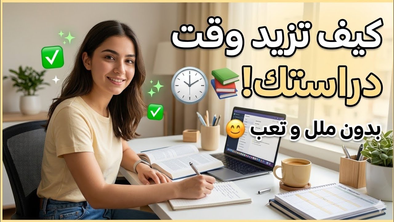 كيف تزيد في اوقات دراستك !بدون ملل و تعب 😫#فيديو تحفيزي 