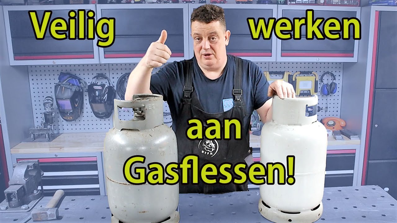 Veilig werken aan een gasfles hoe doe je dat?
