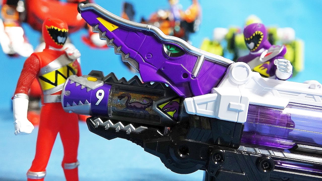 파워레인저 다이노포스 프레즈온 바이올렛 Power Rangers Dino Charge Kyoryuger