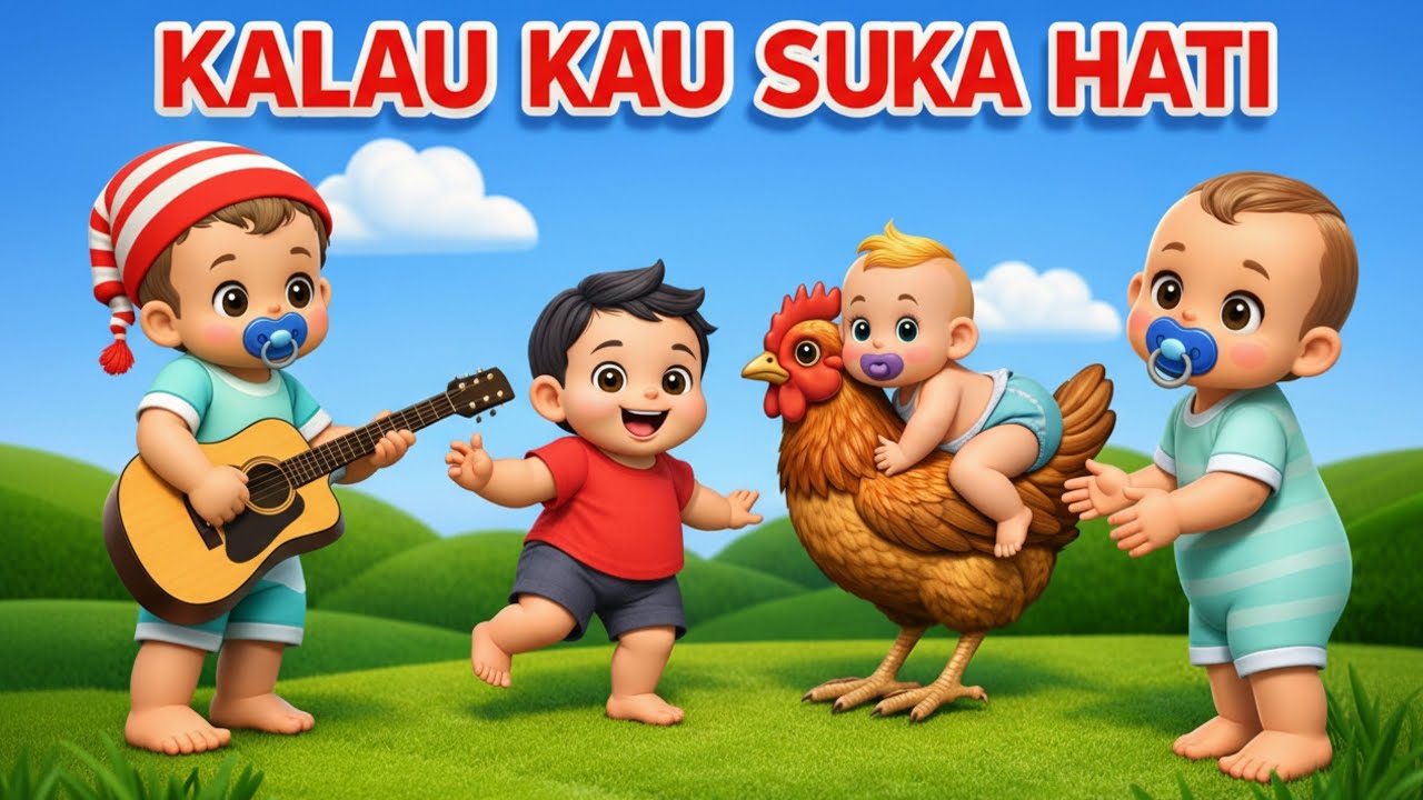 Kalau Kau Suka Hati tepuk tangan || Lagu anak Indonesia Populer