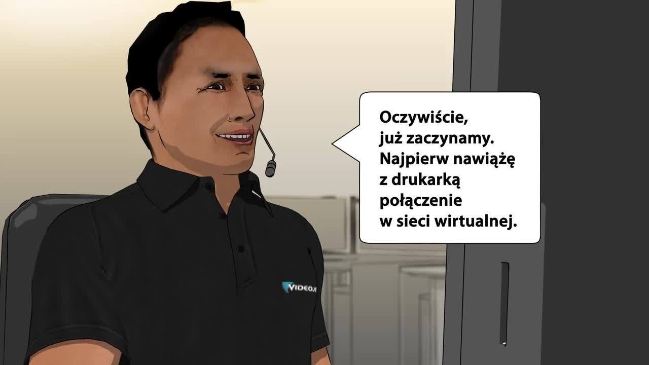 Zdalny serwis Videojet - połączenie z konsultantem