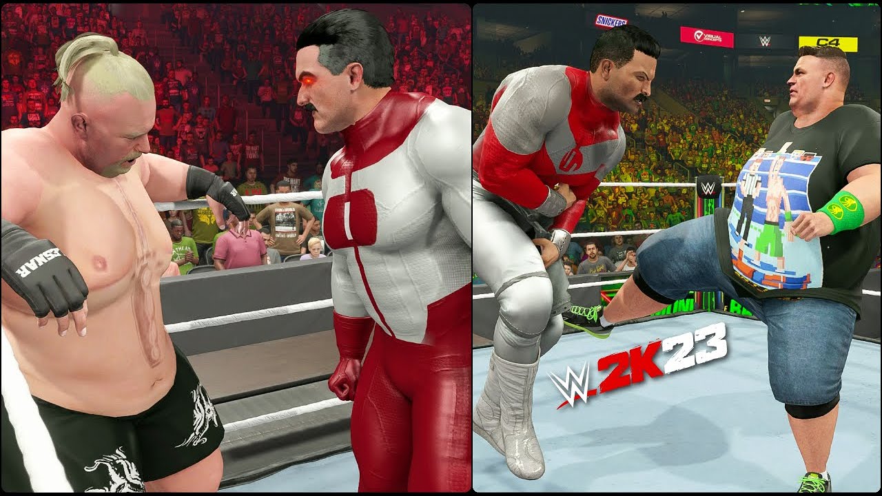 Omnisquad vs Team Lazy Lesnar In WWE 2K23