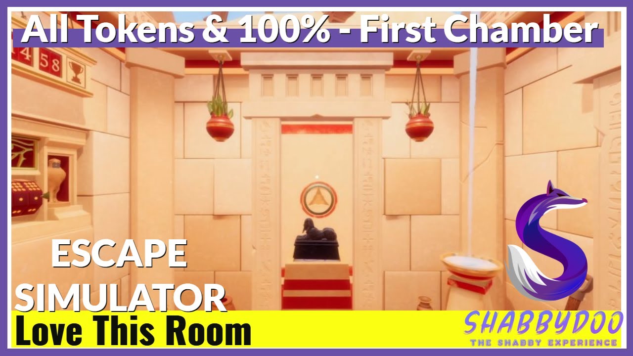 All Tokens For Egypt First Chamber +100% | Labyrinth of Egypt | Escape Simulator