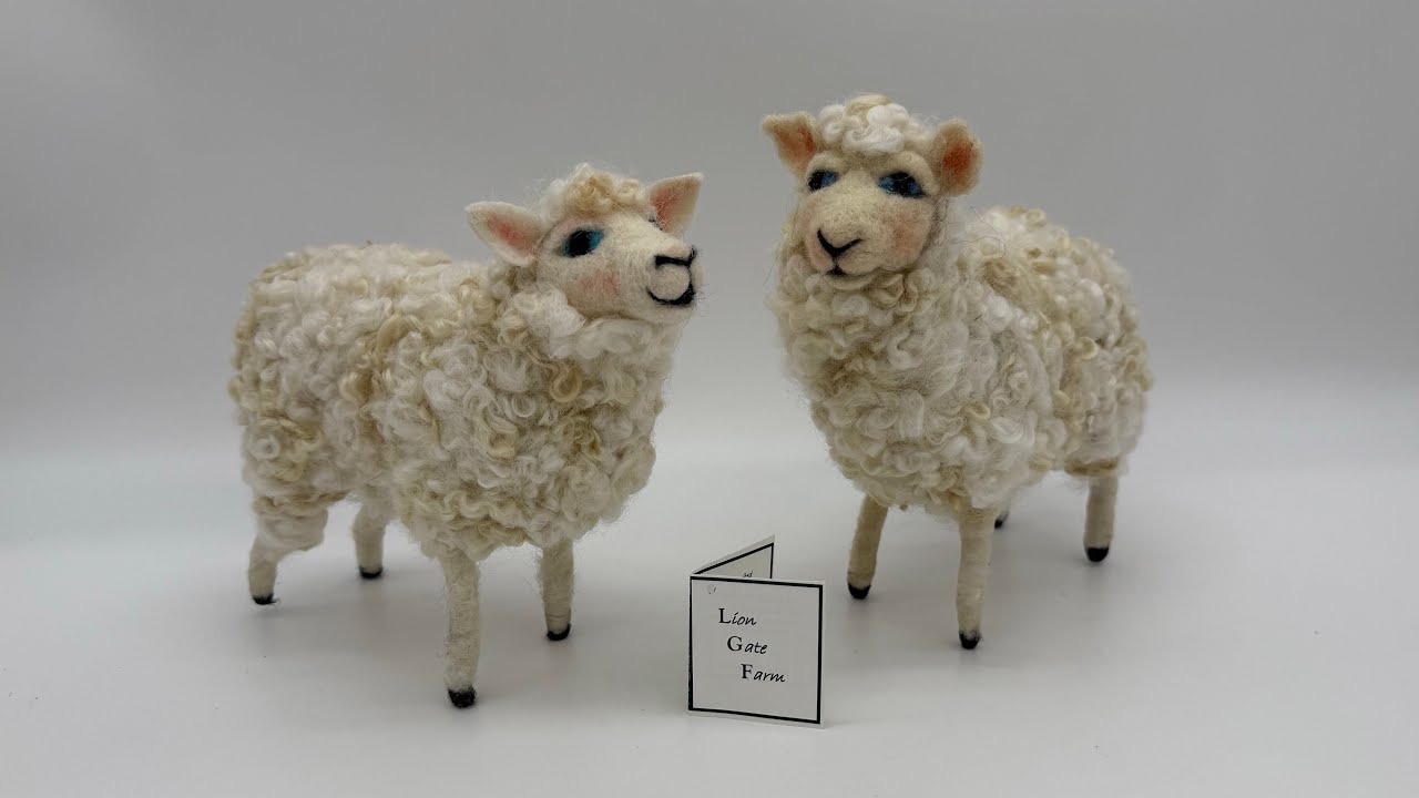 Needle Felting - Sheep Tutorial with Armature