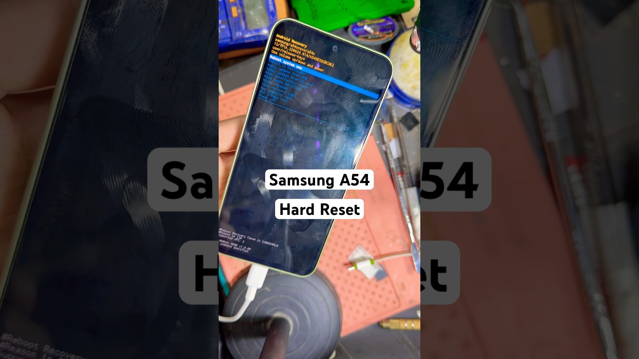 Samsung A54 | Hard Reset #shorts #youtu#foryourpage