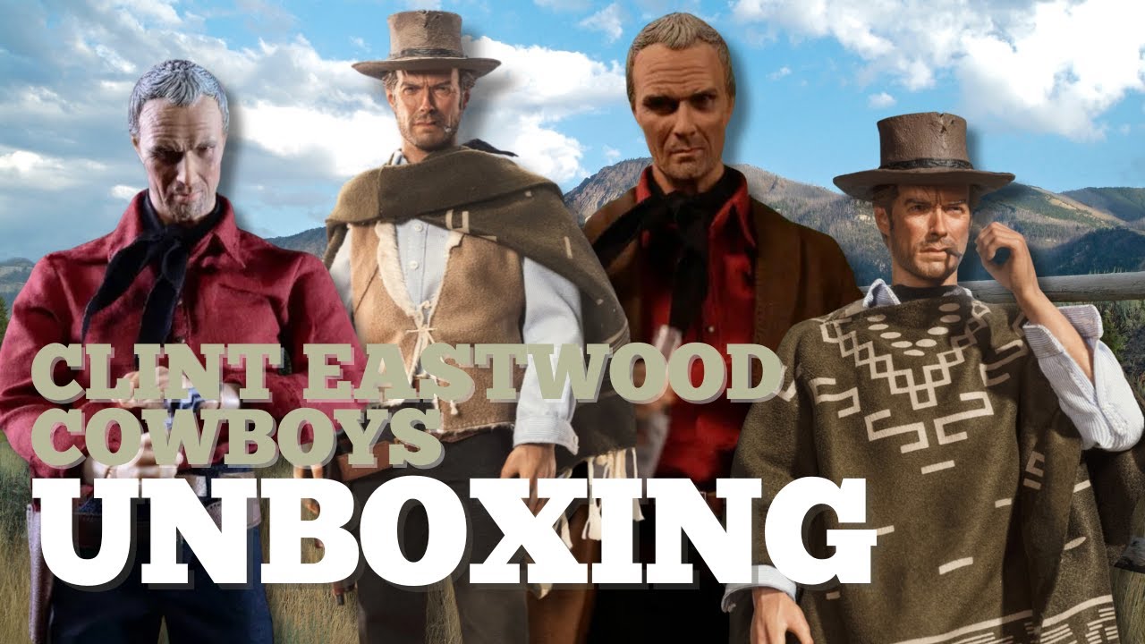 Unboxing the 1/6 scale Clint Eastwood Cowboys action figures from Snake Toys and Redman Toys