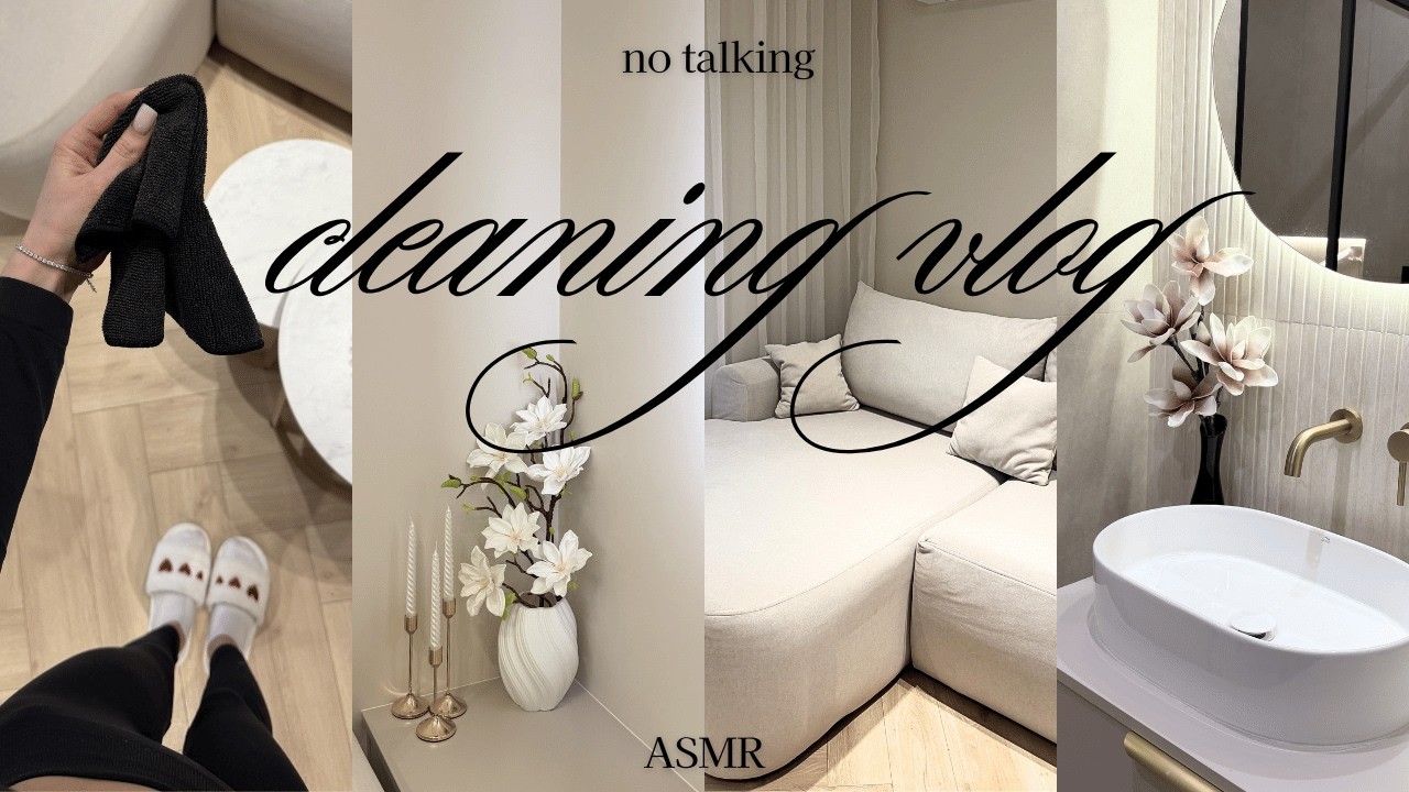 CLEAN WITH ME | Aesthetic Home Cleaning & ASMR 🫧✨ | Cleaning Motivation