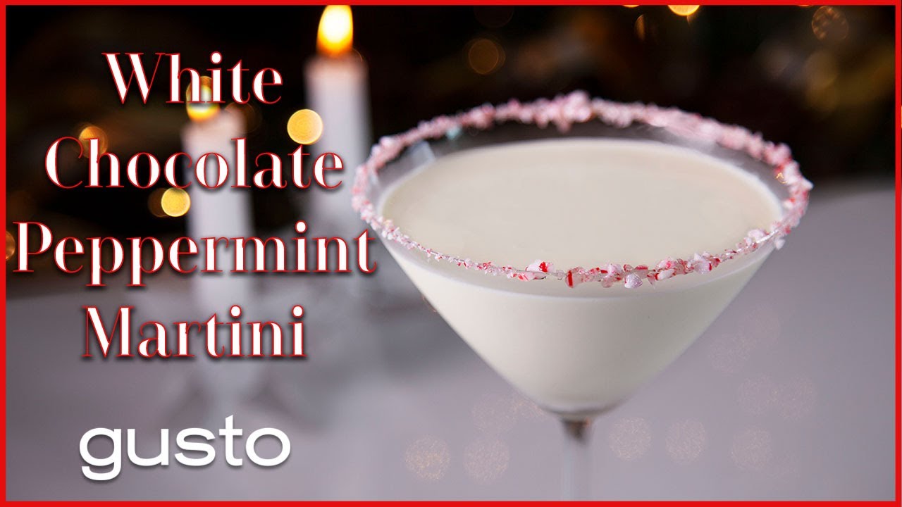 White Chocolate Peppermint Martini