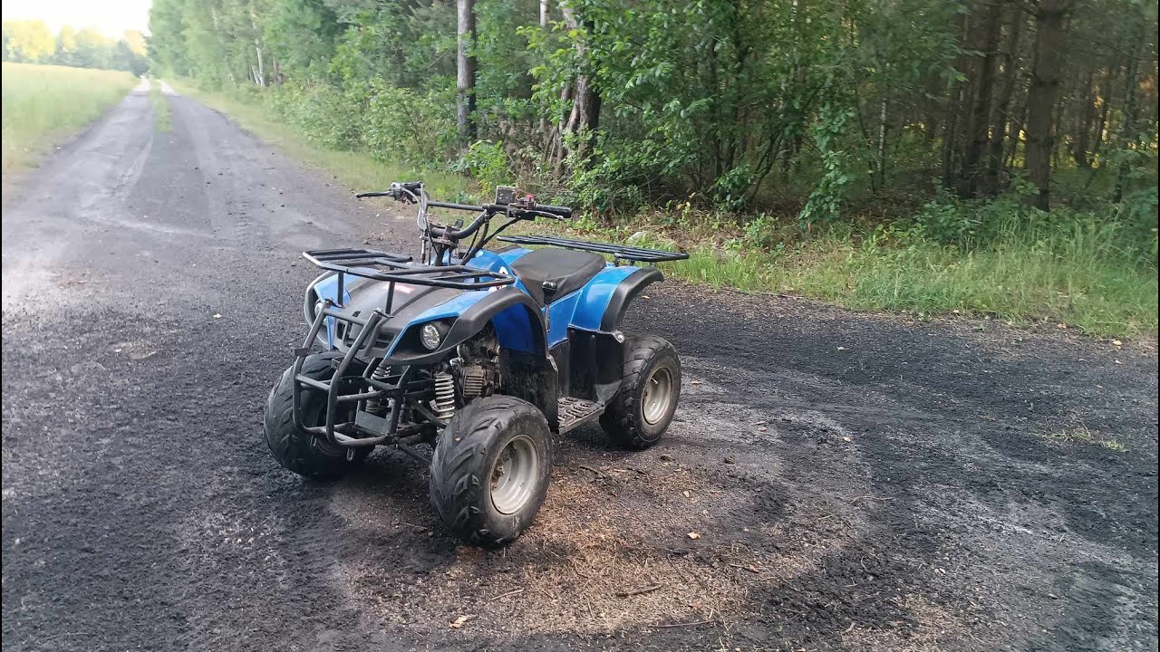 Jazda quadem 110 |  Żwirownia  |  Wheelie  |  I sterzelanie z wydechu