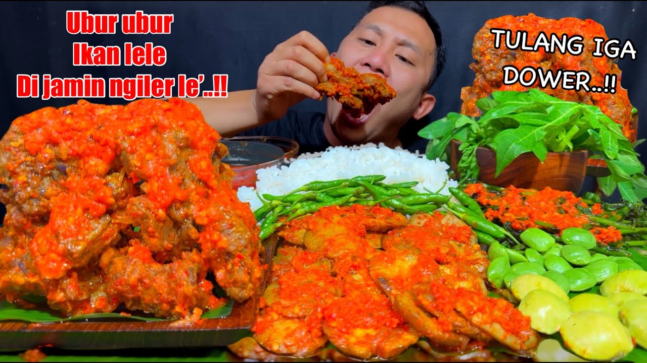 WENAK NYO ..!! TULANG IGA JENGKOL MERCON, SAYUR LALAPAN