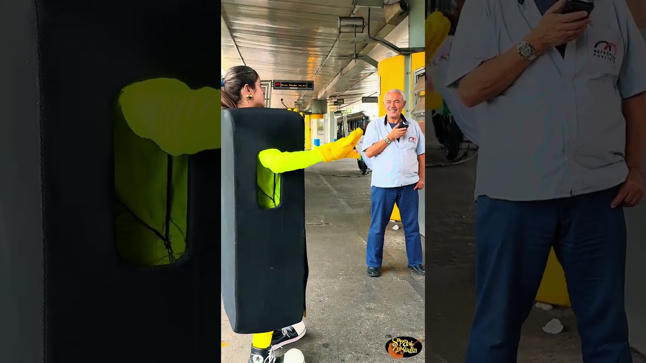 Ação com a SPTRANS no Dia do Pedestre