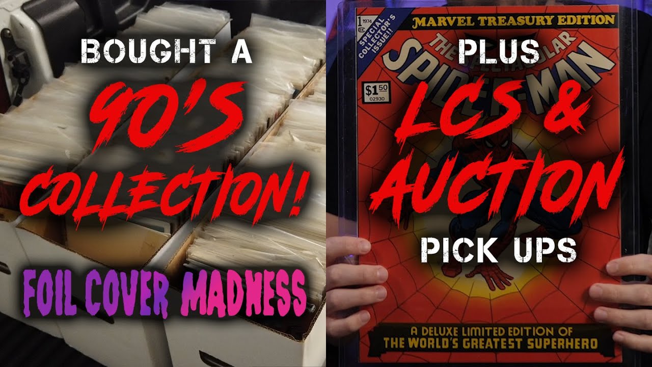 Bought another 90s comic book collection and hit up the Local Comic Shop! See what I picked up