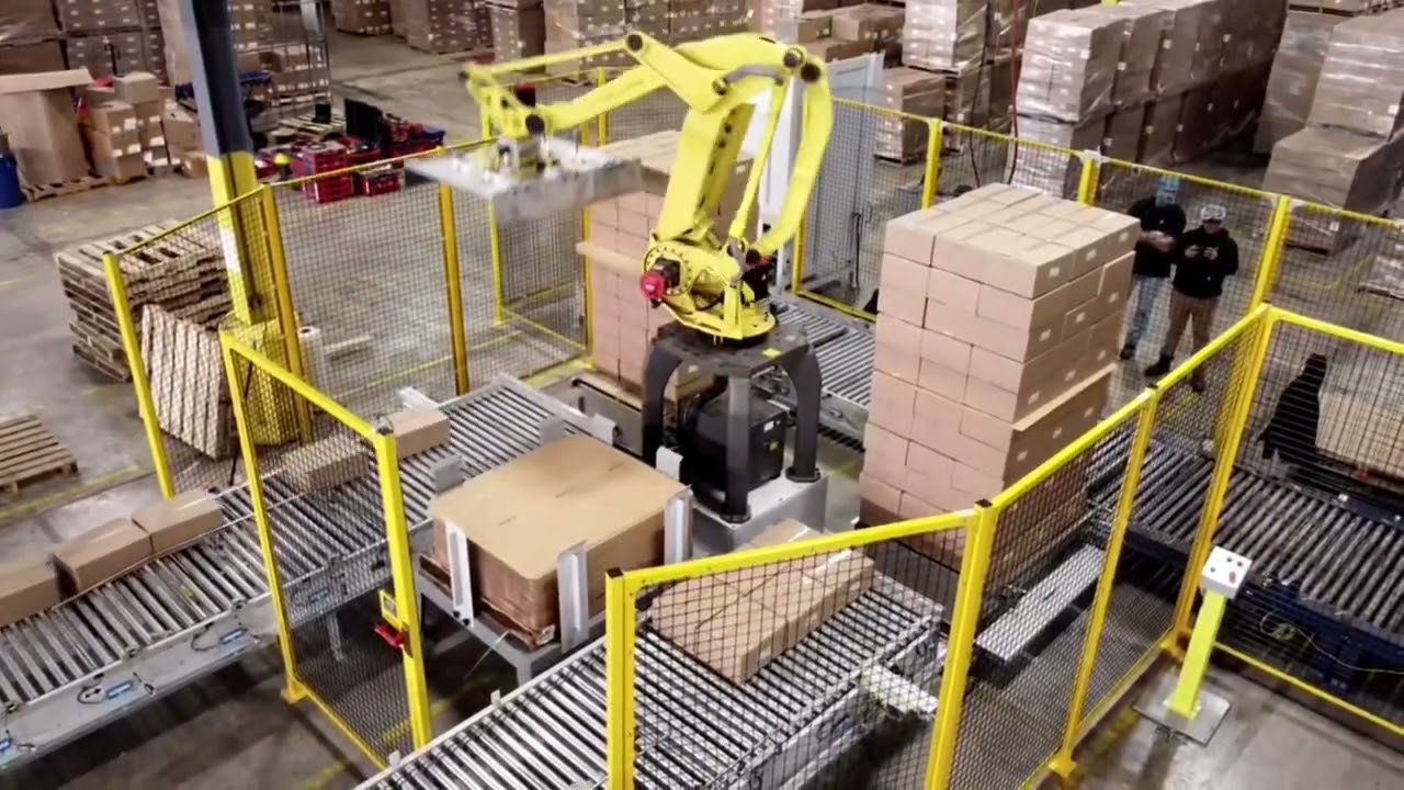 Robot Case Box Palletizing System