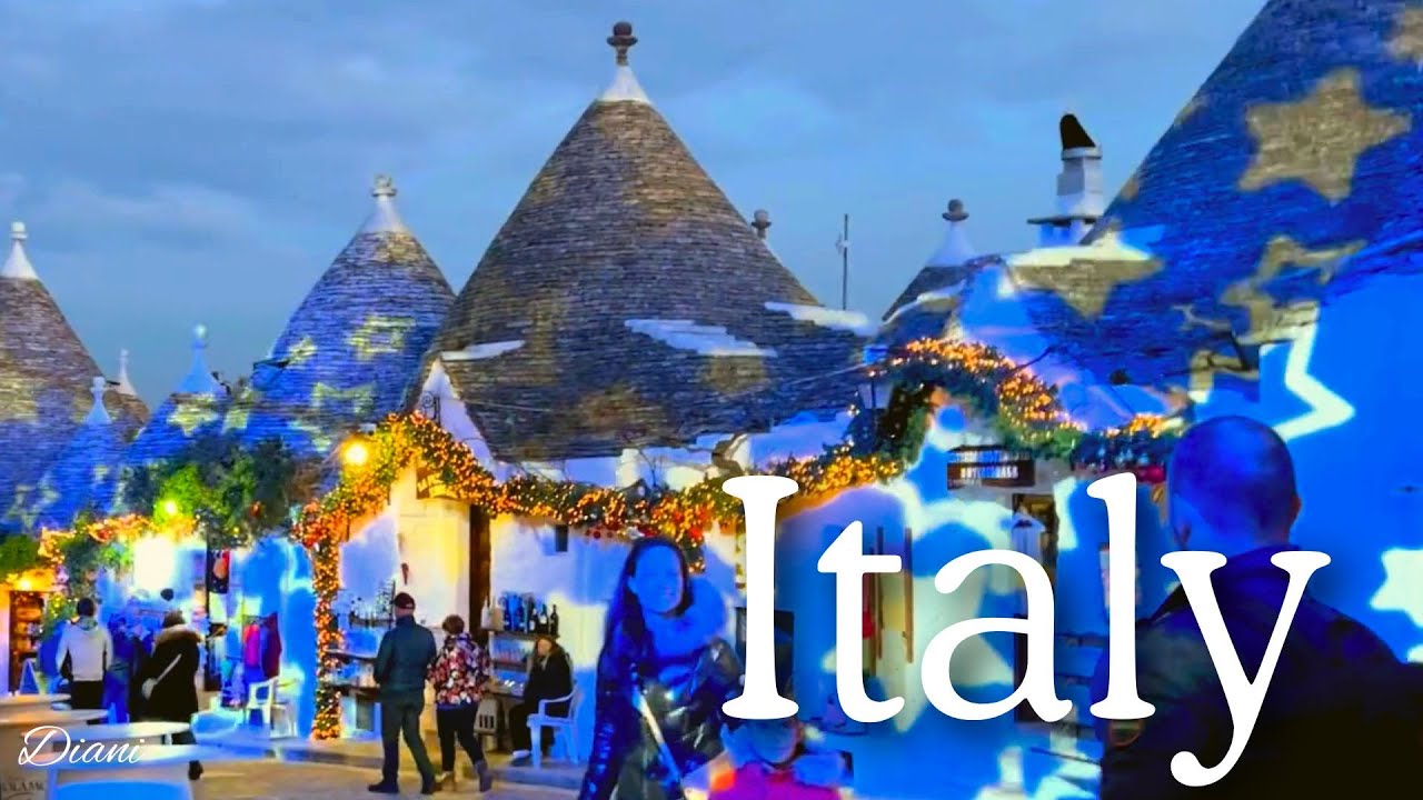 🇮🇹 Christmas vibes in Alberobello, Italy 🇮🇹